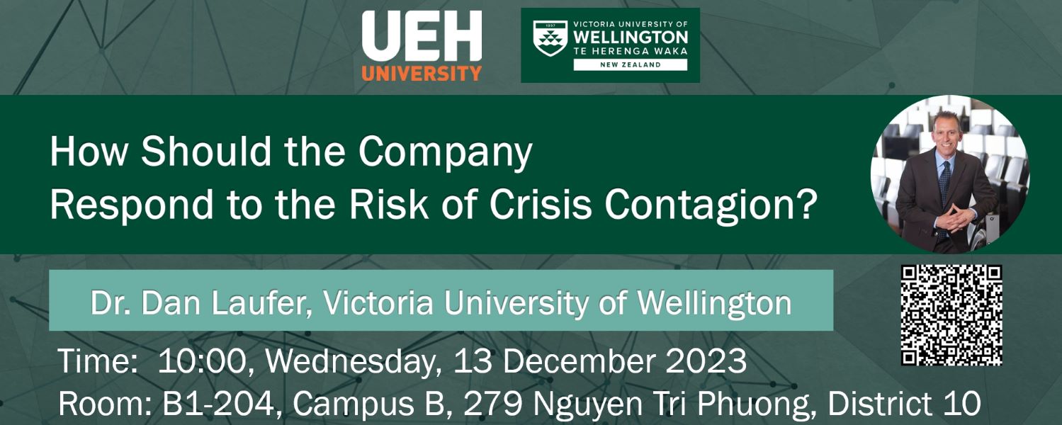 A talk about "Crisis Contagion: Guilt by Association"