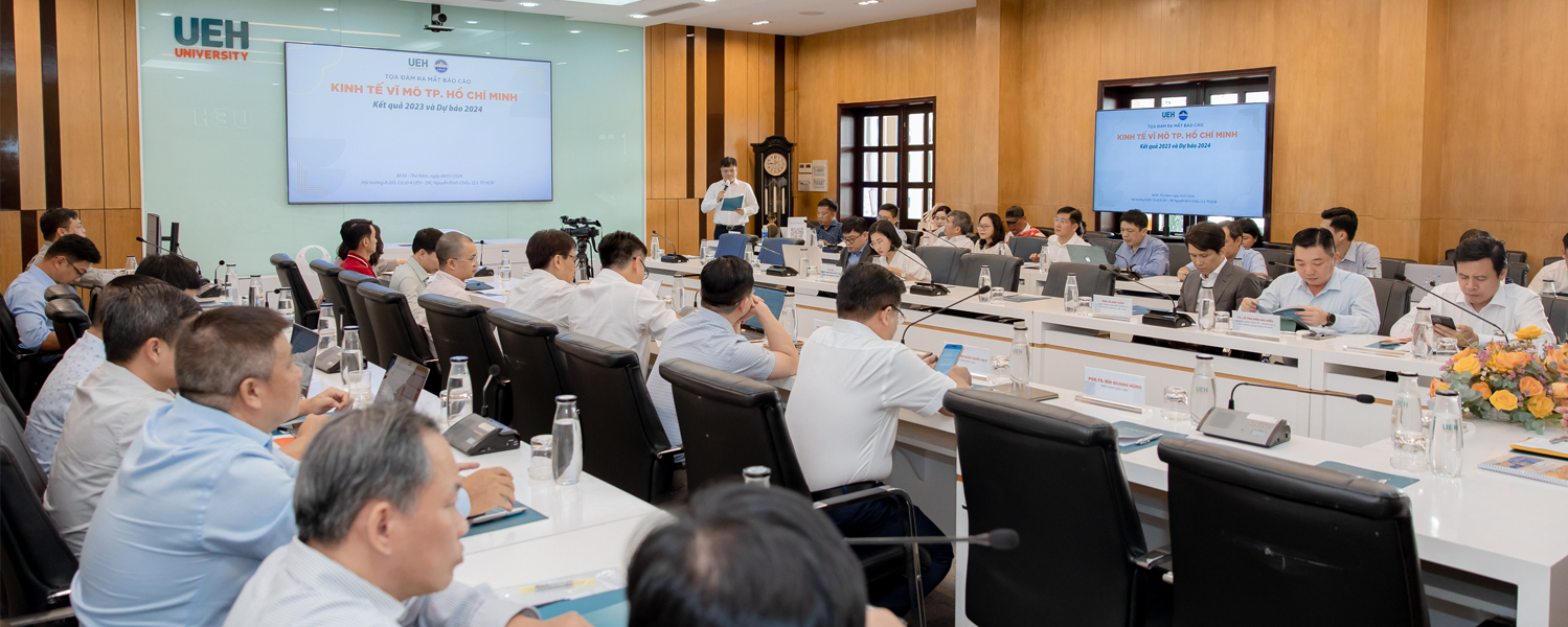 Official Launch of “Macroeconomic Report of Ho Chi Minh City: Results of 2023 and Forecast 2024”

