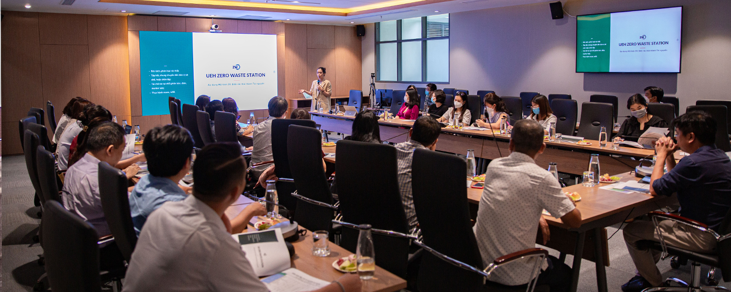 Workshop on UEH Zero Waste Station Model: An initiative expected to reduce 65% of buried garbage at UEH