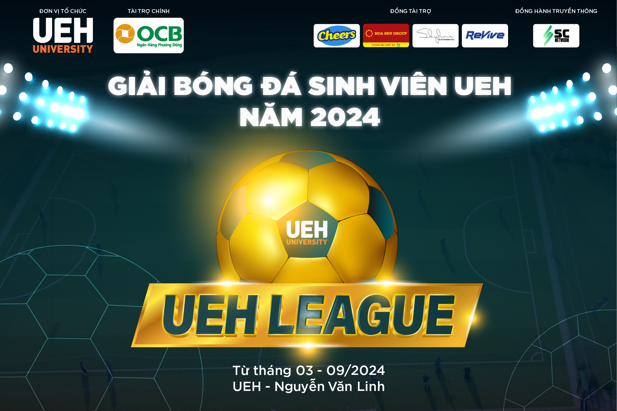 UEH organizing UEH League - Student Football Tournament for the first time

