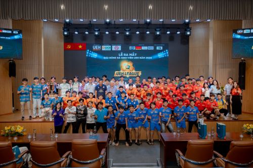 Launching ceremony of the Student Football Tournament - UEH League

